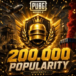 200000 MIX Popularity | 200K PP | Personal Popularity | PUBG Mobile