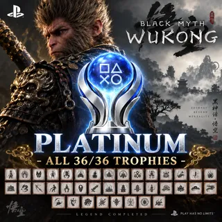 Black Myth: Wukong | PLATINUM + 36/36 TROPHIES | PS