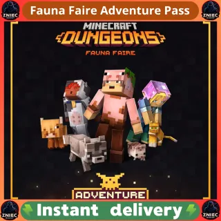 Minecraft Dungeons Fauna Faire Adventure Pass