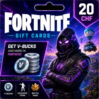 Fortnite Gift Cards 20 CHF