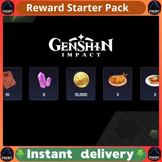Genshin Impact Reward Starter Pack