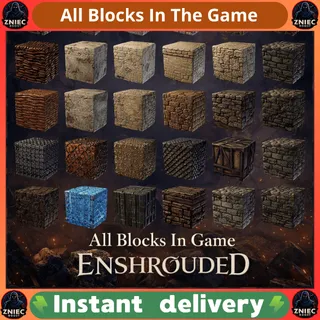 All Blocks In The Game For Construction | Enshrouded
