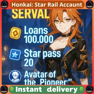 Honkai: Star Rail Pre-registration Bonuses Account | Serval | Loans | Star pass 20 | Complete Data Change