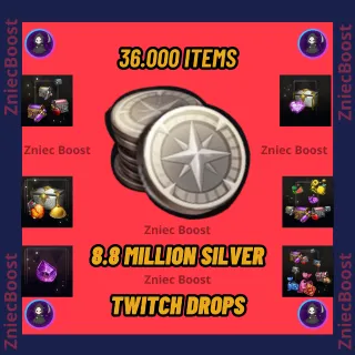 ☑️[ 36.000 ITEMS ] 8.8KK SILVER | PETS | MOUNTS | SKINS [ Twitch Drops Lost Ark ] ☑️