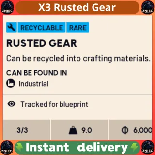X3 Rusted Gear - ARC Raiders