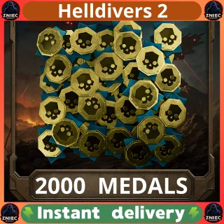2000 Medals | PC/PS/XBOX | Helldivers 2