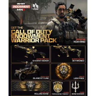 Endowment Warrior Pack ( GLOBAL ) BLACK OPS 6 | WARZONE