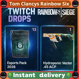 X13 Esports Pack KickOff + Hydroponic Vector | Twitch Drops Tom Clancys Rainbow Six