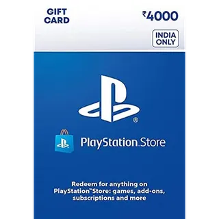 4000 INR PlayStation Store