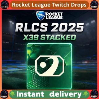 39 Items RLCS Stacked | Exotic Drop | Import Drop | Very Rare Drop | Rocket League Twitch Drops