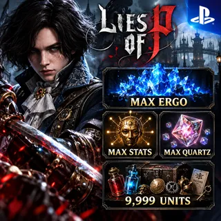 Lies of P Mod Save | Max Ergo + Max Stats + Max Quartz + 9999 units | PS