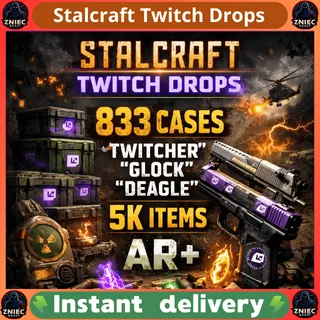 833 CASES | TWITCHER | GLOCK | DEAGLE | 5K ITEMS | AR+ | Stalcraft Twitch Drops