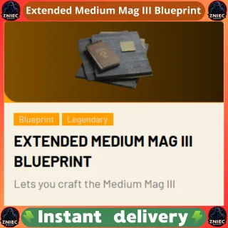 Extended Medium Mag III (3) Blueprint | ARC Raiders