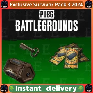 PUBG Exclusive Survivor Pack 3 2024 | Playerunknowns Battlegrounds | XBOX
