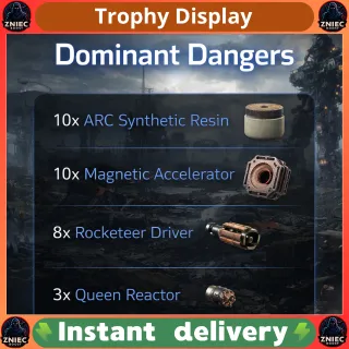 Trophy Display 4/5 |  Dominant Dangers | ARC Raiders