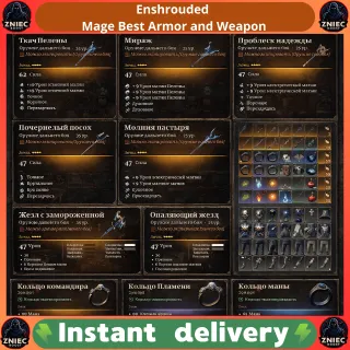 Best Armor (43 LvL) and Weapon (50 LvL) Sets - Mage | Enshrouded