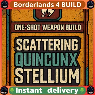 ONE-SHOT WEAPON BUILD | Scattering Quincunx Stellium | Borderlands 4