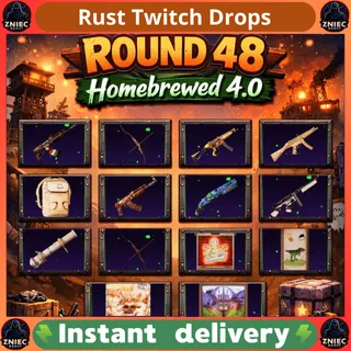 Round 48 | 14 Skins | Homebrewed 4.0 | Rust Twitch Drops