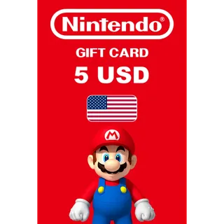 5 USD Nintendo eShop