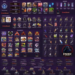 128 Items | Character Skins | Weapon Skin  | Holospray | Apex Legends Twitch Drops