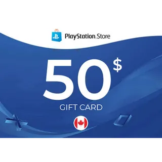 50 CAD PlayStation Store