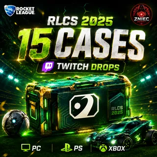 RLCS 2025 15 Cases | Rocket League Twitch Drops