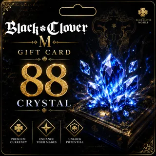Black Clover M Redeem Card 88 CRYSTAL
