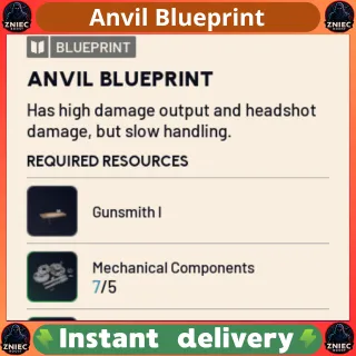 Anvil Blueprint - ARC Raiders