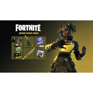 Fortnite Rogue Scout Pack + 1500 V-Bucks (GLOBAL) PC/PS/XBOX