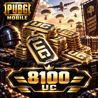 PUBG Mobile 8100 UC
