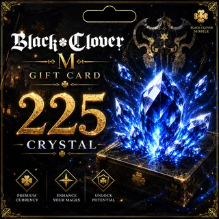 Black Clover M Redeem Card 225 CRYSTAL