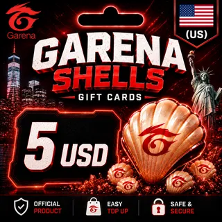 Garena Shells 5 USD (US)