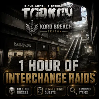 1 Hour Of Interchange Raids [ Escape from Tarkov Kord Breach Season 1 ] Killing bosses | Completing quests | Finding items