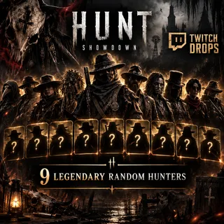 9 Hunter | 9 Legendary Random Hunters | Hunt: Showdown Twitch Drops