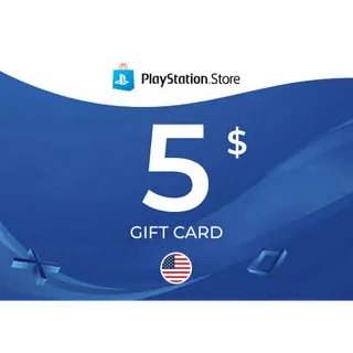 5 USD PlayStation Store