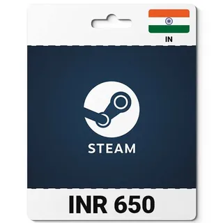 650 INR Steam Wallet