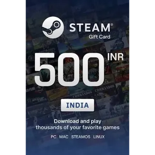 500 INR Steam Wallet