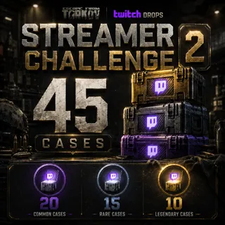 45 Cases Streamer Challenge 2 | Escape from Tarkov Twitch Drops 