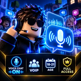Voice Chat ON | VOIP | 18-21 Age | Full Access