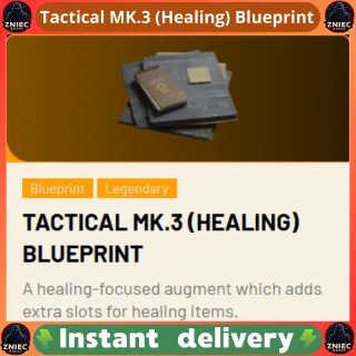 Tactical MK.3 (Healing) Blueprint | ARC Raiders