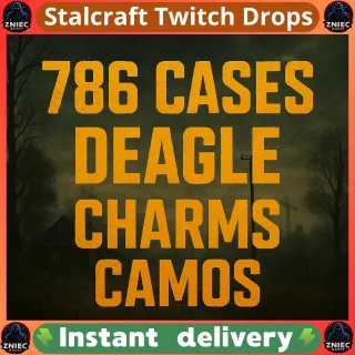 786 Cases | DEAGLE | Charms | Camouflages | Bullets | Stalcraft Twitch Drops
