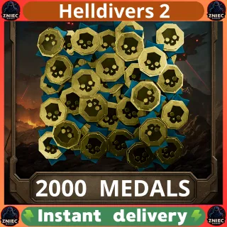 2000 Medals | PC/PS/XBOX | Helldivers 2