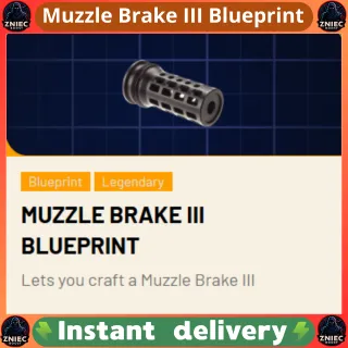 Muzzle Brake 3 Blueprint | ARC Raiders