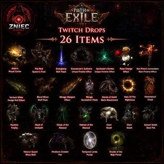 26 Items | Portals | Pets | Attachments | Effects | Path of Exile 2 Twitch Drops