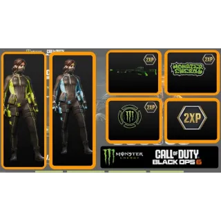 Call of Duty: Black Ops 6 monster energy full set 12 CODE