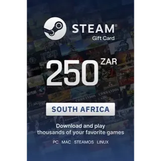 250 ZAR Steam Wallet