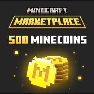 🟨Minecraft 500 Minecoins 🟨
