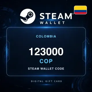 123000 COP Steam Wallet