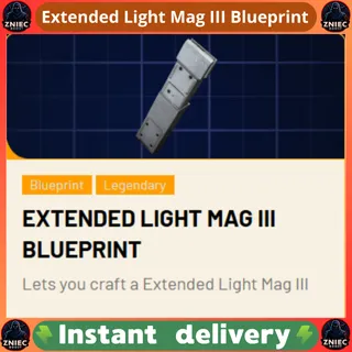 Extended Light Mag 3 Blueprint | ARC Raiders
