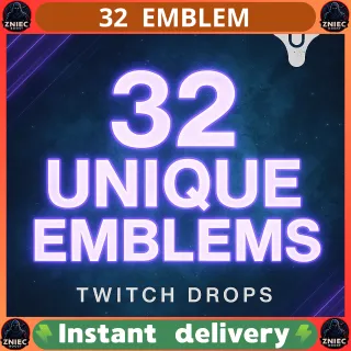 32 UNIQUE EMBLEMS | ALL POSSIBLE DROPS | Twitch Drops Destiny 2